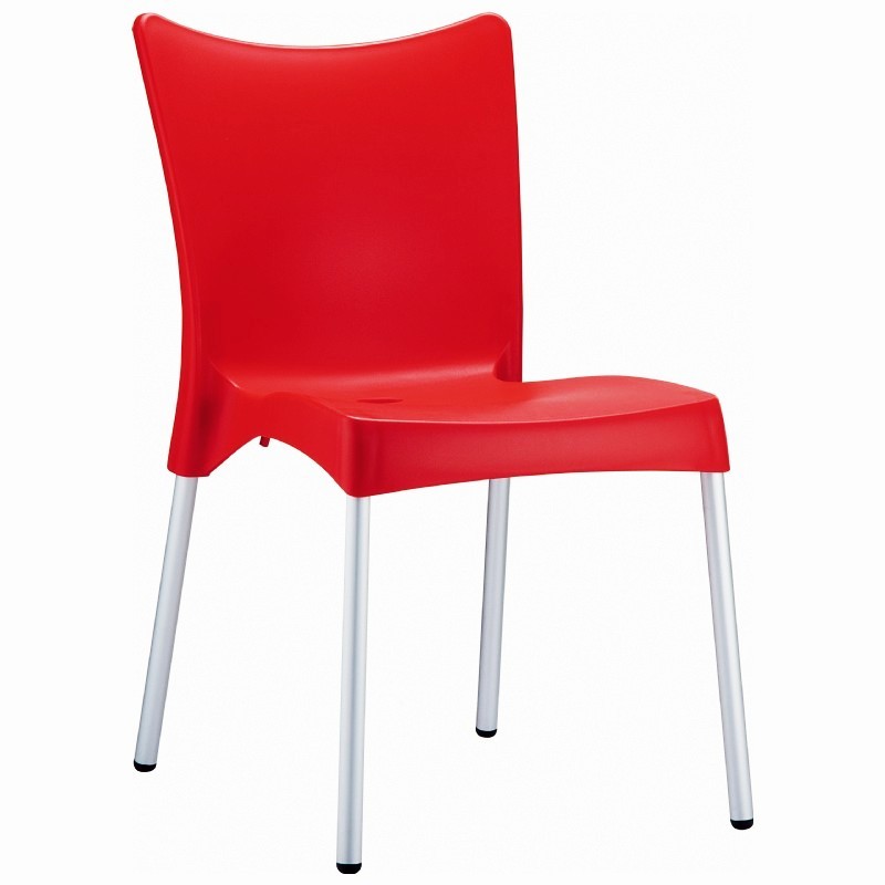 Lawn Chairs on Outdoor Patio Dining Chairs   Rj Resin Patio Dining Chair Red