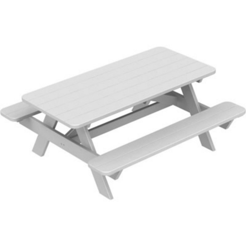 Outdoor Patio Benches on Outdoor Patio Benches   Polywood Picnic Table And Bench Set