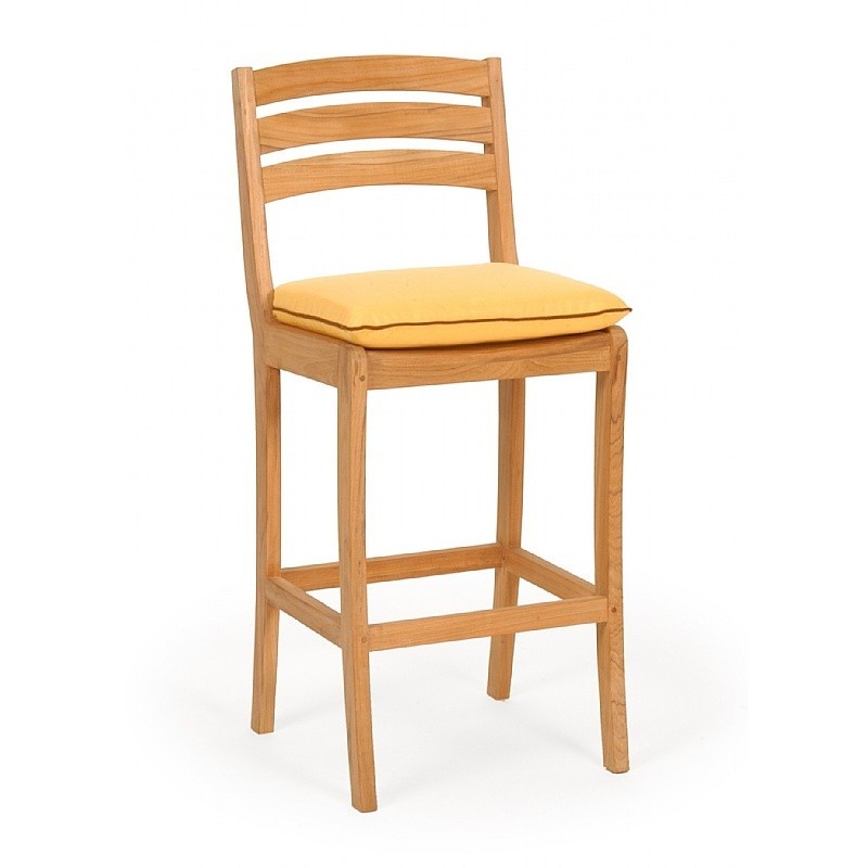 Contemporary Teak Furniture on Modern Teak Bar Chair Ca 50169   Patiofurniturechairs Com