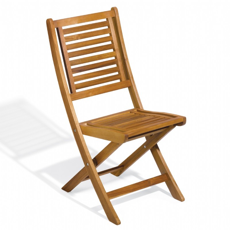 Lawn Chairs on Outdoor Patio Dining Chairs   Capri Acacia Wood Folding Patio Chair