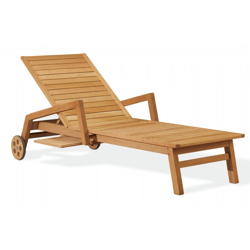 Chaise Lounge on Siena Wood Chaise Lounge Og Scl70