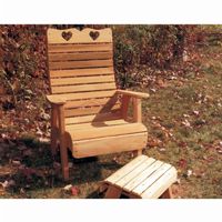 Cedar Royal Country Hearts Patio Chair Natural WF1135CVD